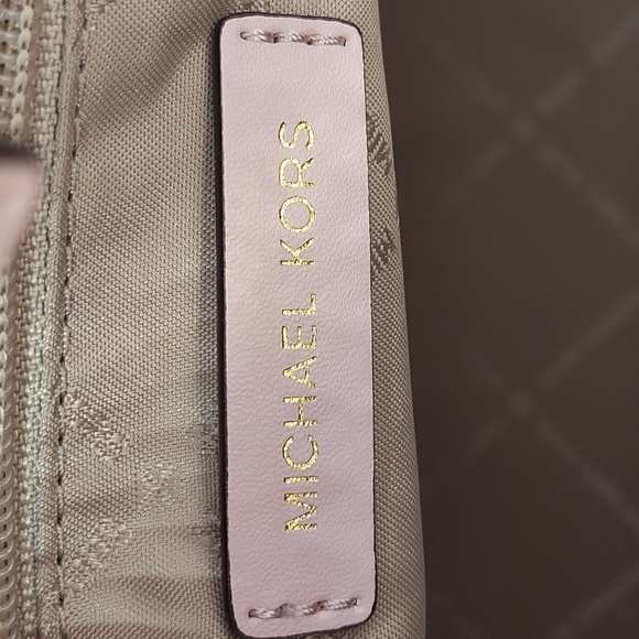 1436- Michael Kors Hamilton Leather Bag Pink Color NWT - Picture 8 of 12